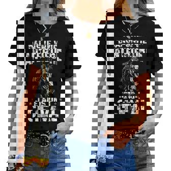 Dans Uneie Antérieure J'étais Un Cheval Horse T-shirt femme - Cadeauxyz