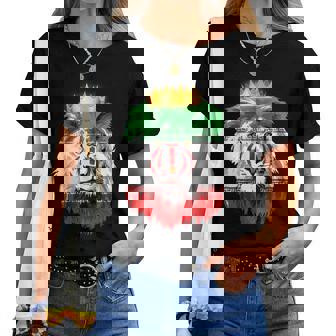 De León Con Bandera De Irán Persia No War Casual Top Hombres Y Es Camiseta de mujer - Regaloses