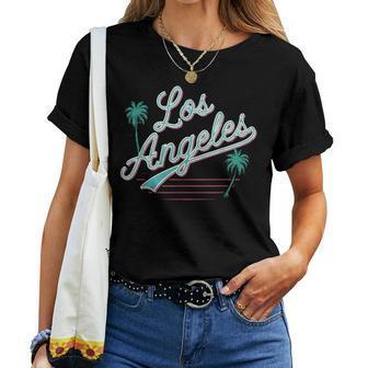 De Los Ángeles Es Es California Retro Camiseta de mujer - Regaloses