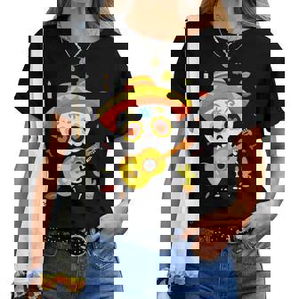 Dia De Los Muertos Mariachi Camicia Bambino Ragazzaugarkull Maglietta da donna - Novitaregali