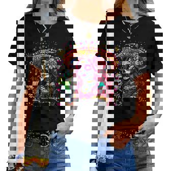 Dia De Los Muertos Mexican Day Of The Dead Sugar Skull Women Women T-shirt | Mazezy