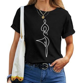 Dibujo De Yoga Namaste Camiseta de mujer - Regaloses