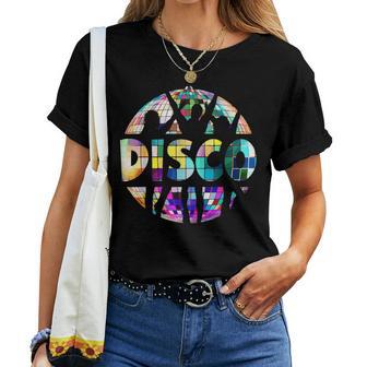 Disco 70S Vintage Theme Dancing 70'S Women Women T-shirt | Mazezy