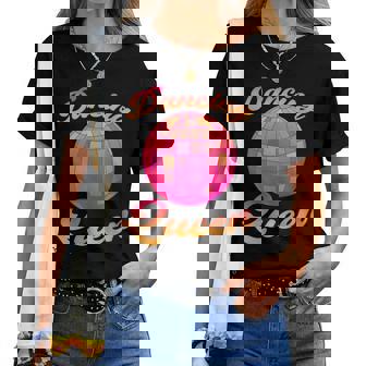 Disco Queen Dance Mom Dancingintage Dancing 1970 Queen T-shirt femme - Cadeauxyz