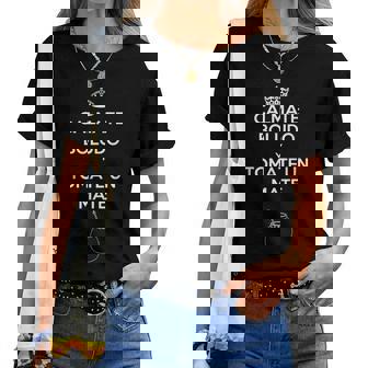 Divertente Argentina Tomate Un Mate Maglietta da donna - Novitaregali