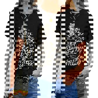 Dog Mama Fur Mama Skeleton Rocking The Dog Mom & Aunt Life Women T-shirt - Thegiftio