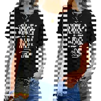 Donkey Mode On Costume Farmer Falm Animal Lover Women T-shirt | Mazezy