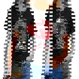 Donna Divertenti Regali Di Boxe Per Ragazze Ragazzi Bambini Con Collo A Maglietta da donna - Novitaregali