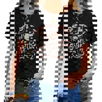 Donna Lungaita Alle CowgirlsCountry Western Cow Girlouthern Con Collo A Maglietta da donna - Novitaregali