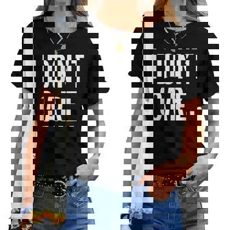 I Don't Care Arcastique Humoristique Pour Homme Et T-shirt femme - Cadeauxyz