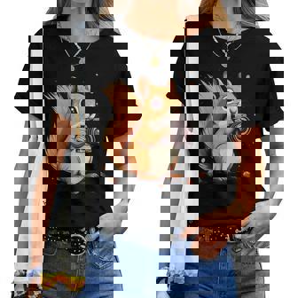 Écureuil Avec Un Appareil Photo Photographe Écureuil T-shirt femme - Cadeauxyz