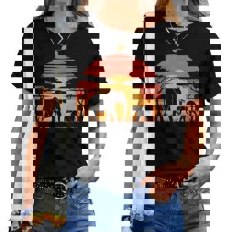 Elefante Estilo Retro Elefanteintage Hombres Es Niños Camiseta de mujer - Regaloses