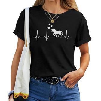 Équitation Cavalier Chevaux Battement De Cœur Cheval T-shirt femme - Cadeauxyz