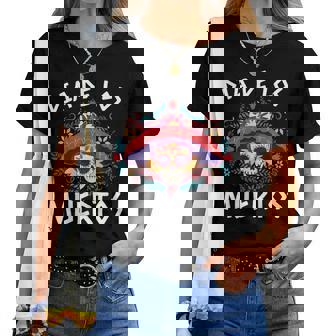 Erwachsen Herr Dame Kind Girl Dia De Los Muertos Mexiko Tod T-shirt femme - Cadeauxyz