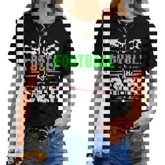 Es Fútbol Ni Fútbol Entrenamiento Divertido Juego De Palabras De Broma De Fútbol Camiseta de mujer - Regaloses