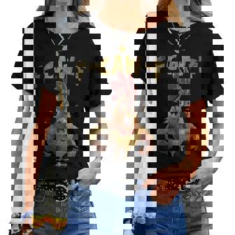 F-Caw-F Cow Chickenintagetyleersion Maglietta da donna - Novitaregali