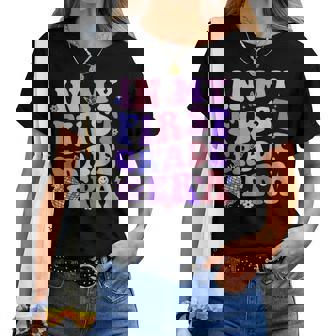 In My First Grade Era 1St Grade Girls Teacher Back To School Women T-shirt | Mazezy