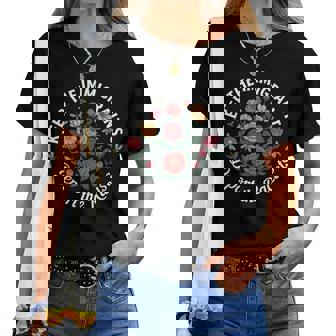 Floral Keep The Immigrants Deport The Racists Immigrants Women T-shirt - Thegiftio