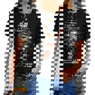 Horse It's Fine I'm Fine Everything Is Fine Women T-shirt | Mazezy