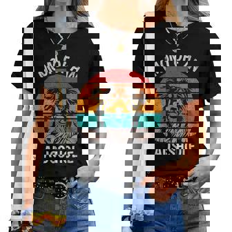 Mom Of An Ausshole Australian Shepherd Aussie Women T-shirt - Thegiftio