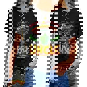 Nacho Average Uncle Cactus 0Cgcg9 Women T-shirt | Mazezy