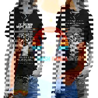 Raccoon My Spirit Animal Is A Trash Panda Panda Women T-shirt | Mazezy