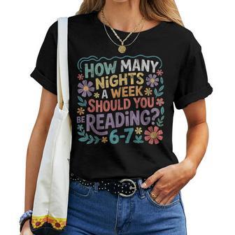 Reading Six Seven Meme Book Lover 67 Teacher Women T-shirt - Thegiftio UK