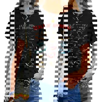 Seal Of Disapproval Seals Sea Animal Humor Sarcastic Women T-shirt | Mazezy