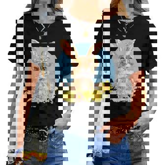 Gafas Deol Con Diseño De Conejo Diseño Floral Camiseta de mujer - Regaloses