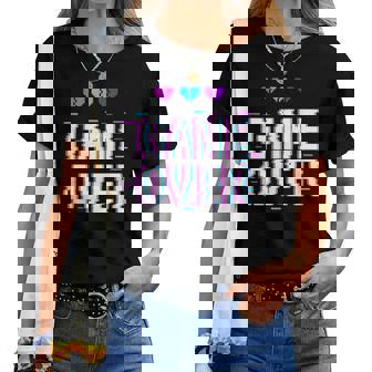 Game Over Kawaii Aesthetic Harajuku Eboy Egirl Emoaporwave Maglietta da donna - Novitaregali