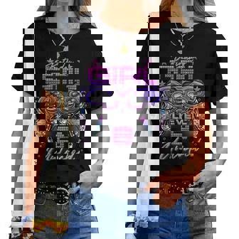 Gamer Girl Level 8 Unlocked 8Th Birthday Video Gaming Girl Women T-shirt - Thegiftio