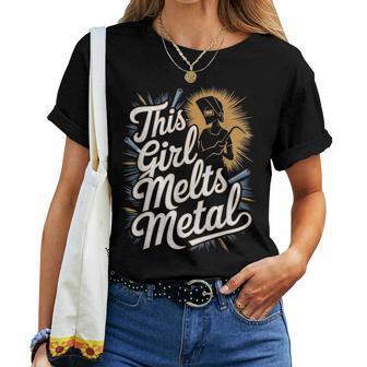 This Girl Female Welder Girl Welding Women T-shirt | Mazezy