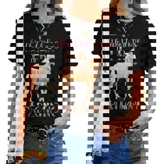 This Girl Loves Her Palomino Horse Lover Girls Women T-shirt - Thegiftio