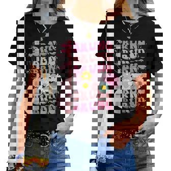 Girl Retro Bruno First Name Personalized Groovy 80'S Women T-shirt - Thegiftio