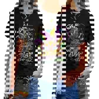 Girls Trip New Orleans 2026 Girl Mardi Gras Mask Beads Women T-shirt | Seseable FR