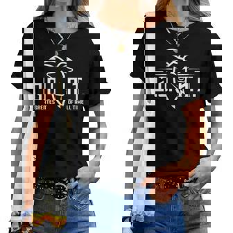 Goat Greatest Of All Time GOAT Musique Humoristique En Allemand T-shirt femme - Cadeauxyz