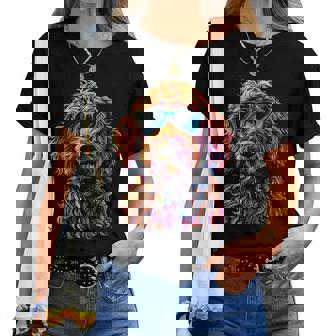 Goldendoodle Sunglasses Dog Mum Doodle Dad Women T-shirt - Thegiftio