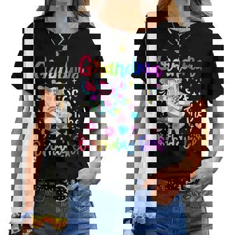 Grandma Of Birthday Girl Skater Roller Skate Family Party Women T-shirt - Thegiftio