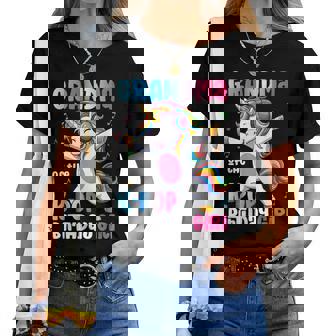 Grandma Of The K-Pop Birthday Princess Birthday Girl Women T-shirt - Thegiftio