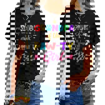 Grandpa Of The Paw-Ty Girl Dog Family Matching Party Women T-shirt - Thegiftio