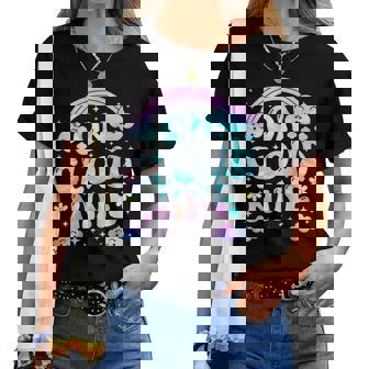 Groovy On Cloud Nine Bday 9Th Birthday Girl 9 Year Old Women T-shirt | Mazezy