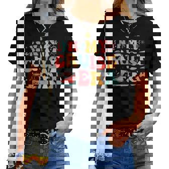 Groovy In My Cruise Era Family Cruise Crew Cruise 2024 Women T-shirt - Thegiftio