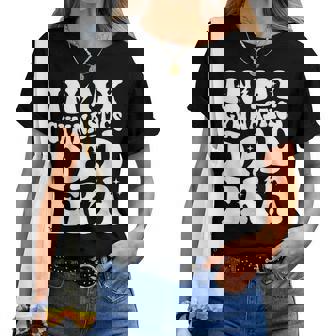 Groovy In My Gymnastics Dad Era Gymnast Dad Women T-shirt - Thegiftio