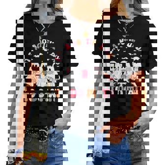 Groovy Its A Bootiful Day To Do Math Spooky Math Teacher Women T-shirt | Mazezy