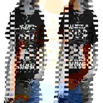 Halloween Science Ghost Teacher The Element Of Surprise Women T-shirt | Mazezy