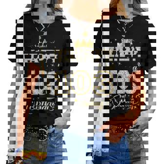 Happy 103Rd Birthday 103歳 女性 男性 誕生日パーティー 長袖tシャツ レディースTシャツ - Kawaiitshirt