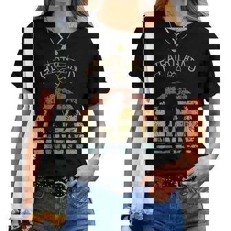 Heartland Retro Vintage Sunset Horse Lover Women T-shirt | Mazezy