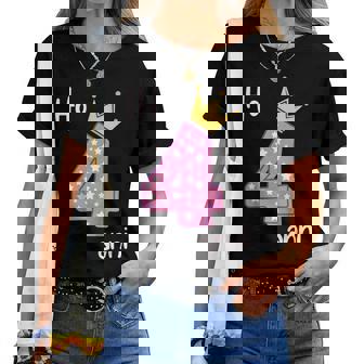 Ho 4 Anni Compleanno Bambina Ragazza 4 Anniversario 4 Anni Maglietta da donna - Novitaregali