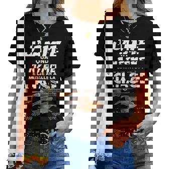 Homme Chasse Chasseur Et Bécasse T-shirt femme - Cadeauxyz