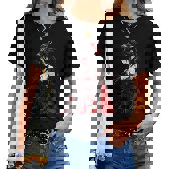 Horror Anime Manga I Gothic Outfit I Japanese Chibi Girl Women T-shirt | Mazezy